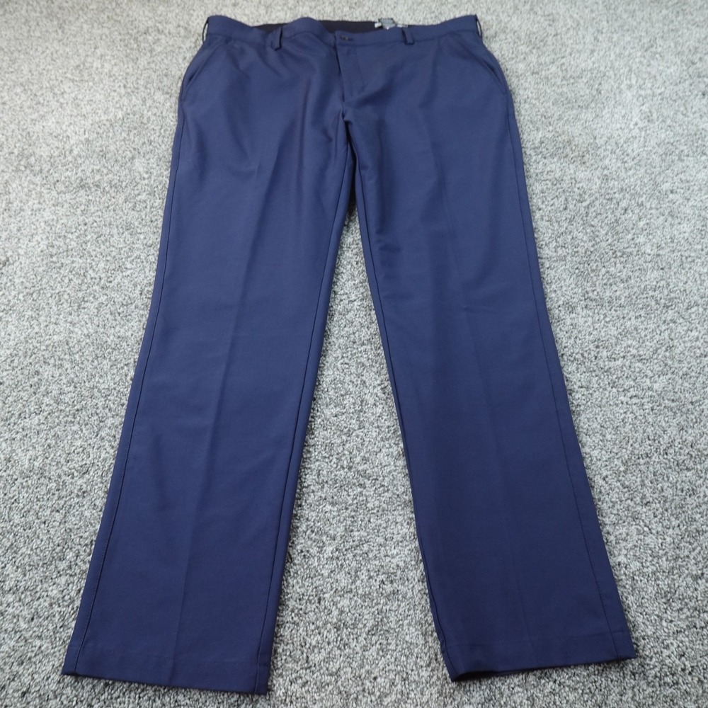 Greg Norman Pants Mens 40X32 Blue Chino Trouser Golf Stretch Performance Tech